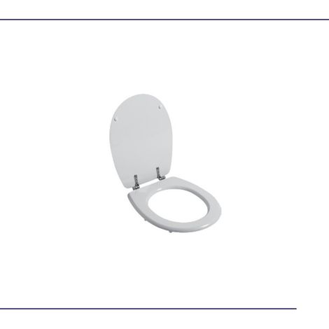 Copri Wc per Vaso a Terra Chiuso Per Disabili - In Termoindurente - Seduta Comfort