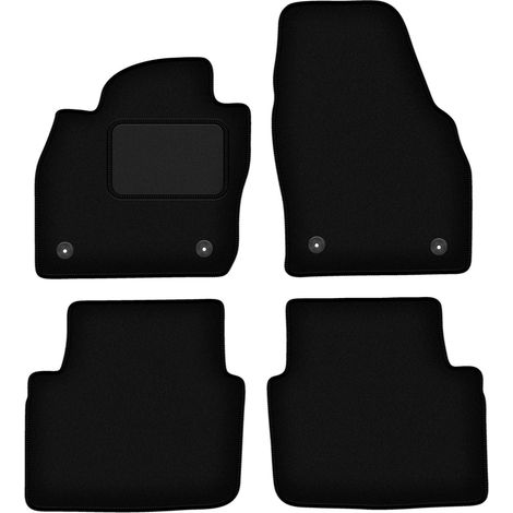 Alfombrillas de terciopelo negro para Skoda Kamiq crossover (2019-) (1/5)