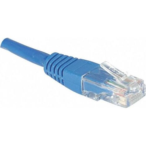 Cordon RJ45 CAT. 5e U/UTP 3m Bleu