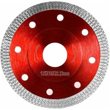 Disque Diamant 125 Carrelage, Disque Diamant Fine Coupe Sèche, Disque à Trononner Diamanté Lame de Scie Circulaire pour Carrelage Granit Ceramique Marbre Carreaux Calcaire Bois (125mm) (1/5)