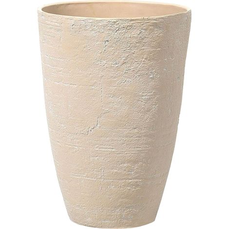 Plant Pot CAMIA 43 cm Beige