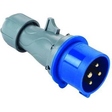 SPINA INDUSTRIALE VOLANTE BLU 3 POLI + TERRA 16 a 220 VOLT CEE IP44 FER 100878 (1/2)