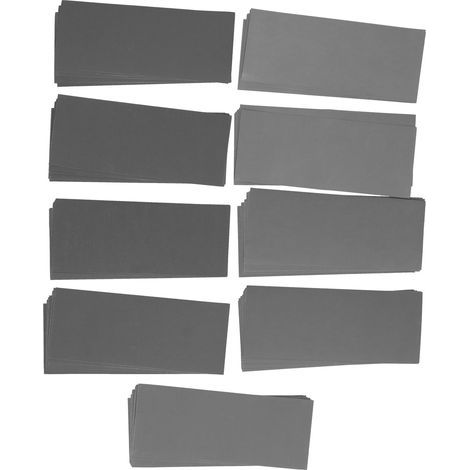 90-teiliges Schleifpapier-Set, Nass- und Trockenschleifwerkzeuge, Körnung 400/600/800/1000/1200/1500/2000/2500/3000 (1/5)