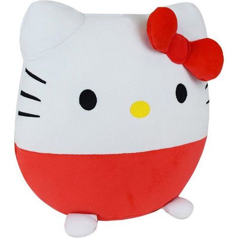 Cuscino peluche Hello Kitty JEMINI 27 cm tatto velluto morbido e soffice lavabile in lavatrice (1/3)