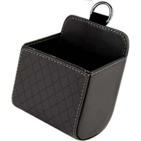 2 Pièces Boîte de Rangement de Voiture, Poche Organisateur de Sortie d'Aération, Pochette de Rangement Voiture pour Clé, Argent de Poche, Téléphone Portable (1/4)