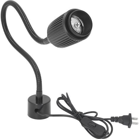 LED Machine Work Light, with Flexible Gooseneck and Magnetic Base, 6500K White Workshop Tool Lamp for Sewing Bench (1/5)