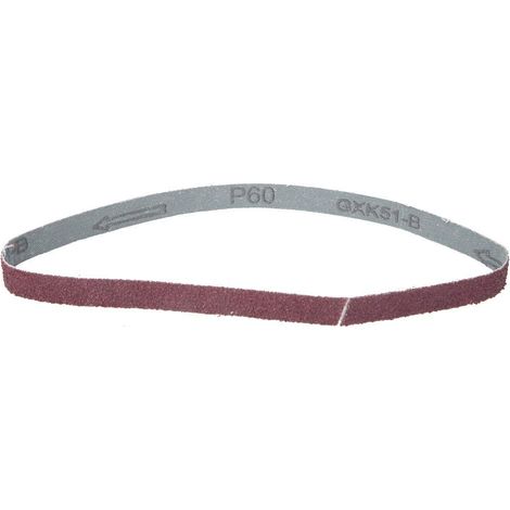 Confezione da 10 nastri abrasivi circolari – 457x13mm – 60 – ossido di alluminio – per levigatrici/smerigliatrici – lavorazione del legno