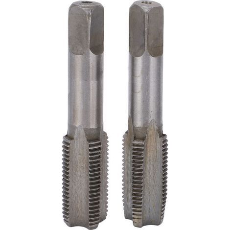 2Pcs Taraud à Flûte Droite Taraud à Flûte à Main Métrique en Acier Haute Vitesse Outil de Taraudage à Vis Standard M14x1.5 (1/5)