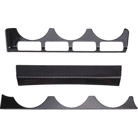 Genuine carbon fiber center console CD and air conditioning panel trim for Subaru BRZ/Toyota GR86 (1/4)