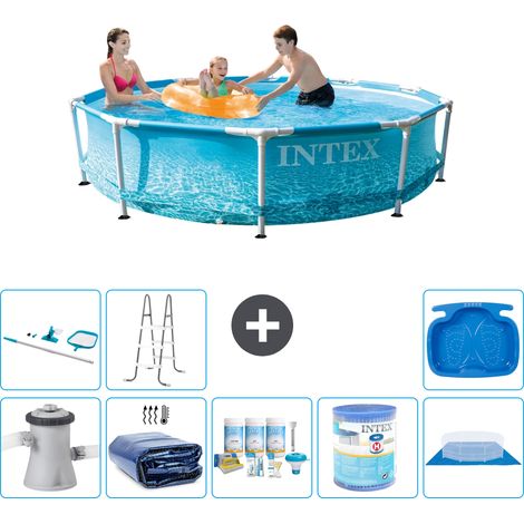 Intex Piscine Tubulaire Ronde - 305x76 cm - 9-pièces S41361 (1/3)