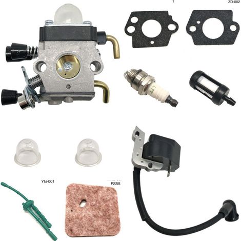 Vergaser-Luftfiltersatz für Rasenmäher FS74, FS75, FS76, FS80 909-014-4 (1/4)