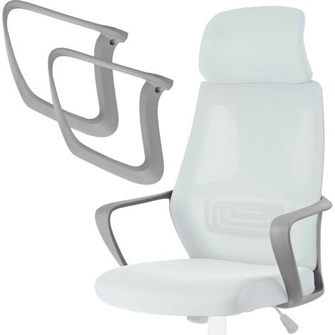 Reposabrazos grises para sillón Praga