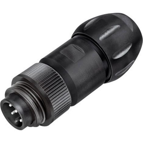 binder 99 4217 300 07 Subminiatur-Rundsteckverbinder Stecker, gerade Gesamtpolzahl: 6 + PE   1 St.