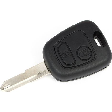 Boîtier de télécommande pour Peugeot 106, 107, 206, 207, 306, 307, 308, 406 et Partner AVEC LAME COUPEUSE (1/5)