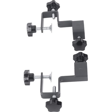 Clips de fixation pour tiroirs - Pinces de fixation universelles en acier pour façades de tiroirs, destinées au travail du bois (1/5)