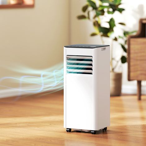Climatiseur portable 9000 BTU climatisation déshumidificateur ventilateur mode nuit (1/4)
