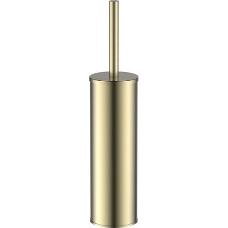 Portascopino WC design cilindrico in acciaio inox finitura PVD oro  KAM750G kamalu