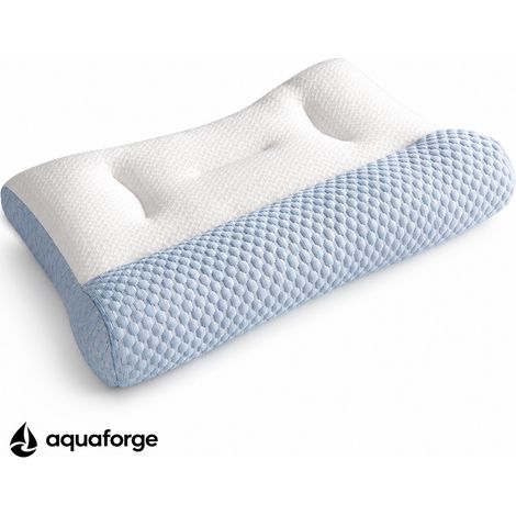 Almofada Cervical Ergonómica Fibra de Poliéster Respirável 48 x 74 x 10 cm (1/5)