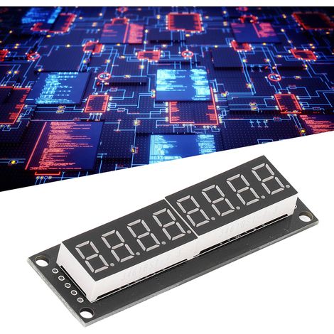 Affichage LED segmenté 0,36 pouce, tube LED 8 chiffres, module de commande 74HC595, module d'affichage numérique, affichage rouge (1/5)