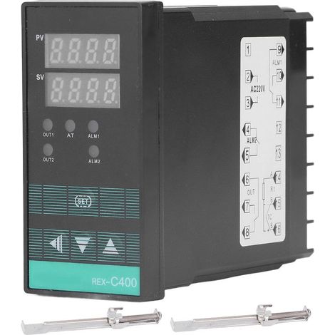 Contrôleur de température numérique intelligent avec accessoires AC220V 50/60Hz (1/5)