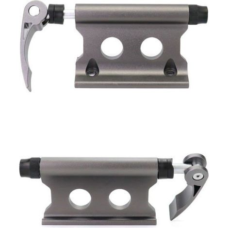 2 Supports Fourche Vélo Alliage Aluminium - Dégagement Rapide - Camion/SUV/Remorque (1/5)
