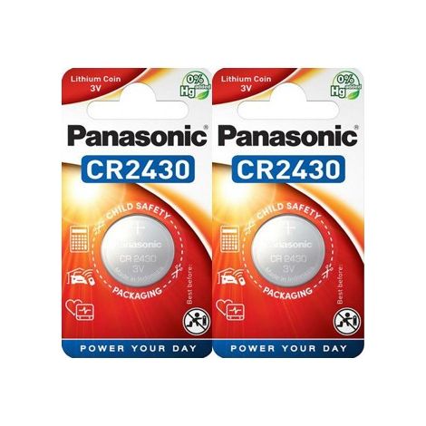 .Panasonic CR2430 3V au lithium.