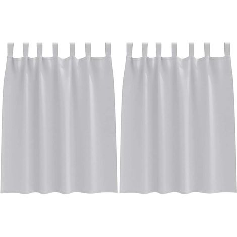 Maison Exclusive - Verdunkelungs-Vorhänge mit Ringen 2 pcs Hellgr