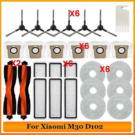 Ersatzteile für den Xiaomi M30 D102 Staubsauger: Hauptbürste, Reinigungstuch, Staubbeutel, HEPA-Filter (1/5)