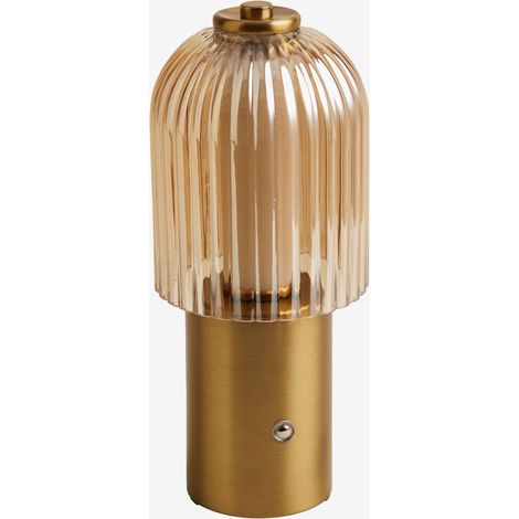 Lampada da tavolo LED senza fili in ferro e vetro Neristan SKLUM (1/4)