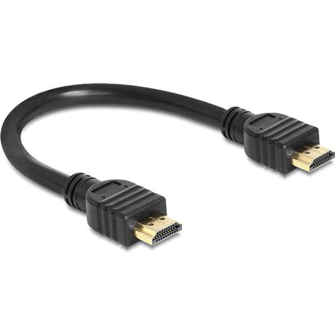 DeLOCK HDMI-Kabel Delock Ethernet A - A St/St 0.25m Gold (83352) (1/2)