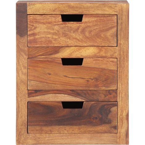 Maison Exclusive - Nachttisch 40x30x50 cm Massivholz Akazie Mango (1/5)
