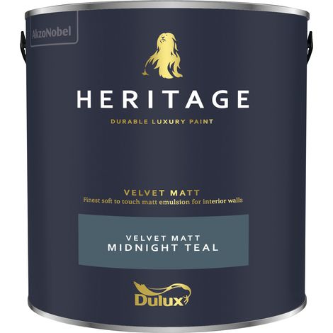 Dulux Heritage Velvet Matt - 2.5L - Midnight Teal