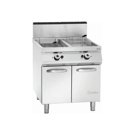 Friteuse à gaz avec 2 cuves - Bartscher