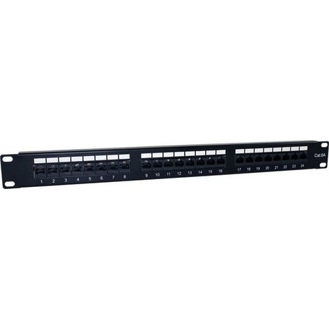 Patch panel 2lan 24 puertos rj45 cat. 6a trendnet