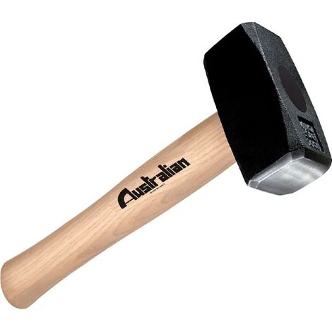 Mazzetta per muratore con manico 27 cm in legno linea Din -800 gr (1/2)