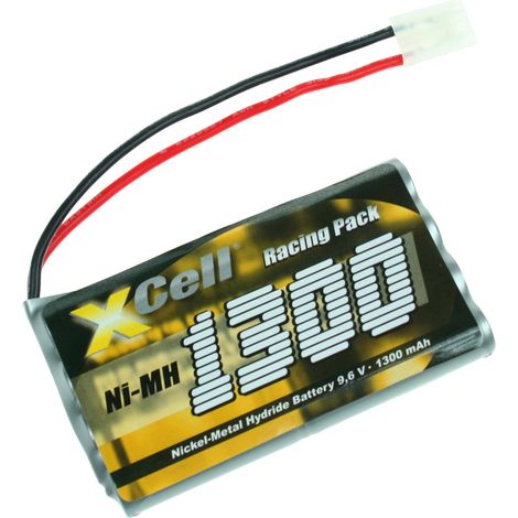 XCELL Accumulateur Ni-MH 114363 RC-Pack, 9,6 V, 1300mAh, L4x2