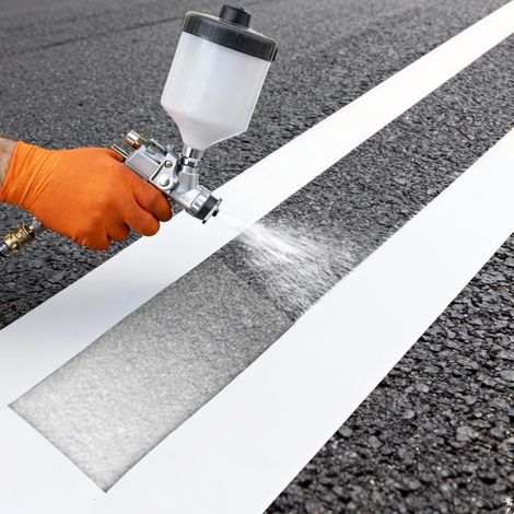 Pochoir Marquage Ligne - 1 Unité - Silicone Flexible - Précision 1mm - Parking et Béton - Enroulable (1/5)