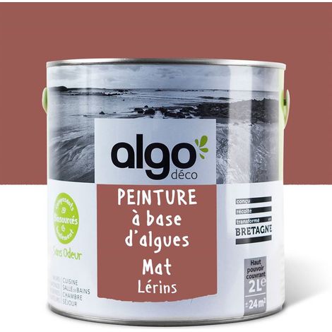 Peinture écologique Algo - Mat - Rouge Lérins - 2L (1/5)