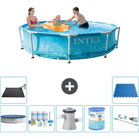 Intex Piscina con struttura Rotonda - 305x76 cm - 7-pezzi S31325