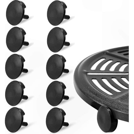 Set mit 10 runden, rutschfesten Gummipads, kratzfeste Schutzfüße für Geschirr, Backformen und Pfannen, langlebiger Anti-Rutsch-Schutz (runde Form) (1/5)