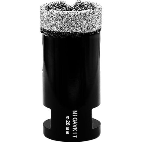Foret diamanté pour carrelage - 28 mm - Scie cloche diamantée M14 - Pour porcelaine, carrelage, granit, marbre, carrelage (1/5)