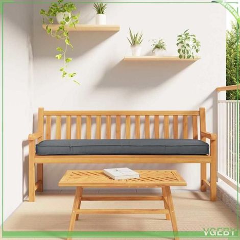 42001668 Coussin de palette Anthracite 180 x 40 x 8 cm Tissu Oxford (1/5)