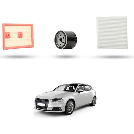 Kit Tagliando 3 filtri compatibile con Audi A3 (8YA,8YS) 40 TFSI 140kw dal 2021 (1/4)
