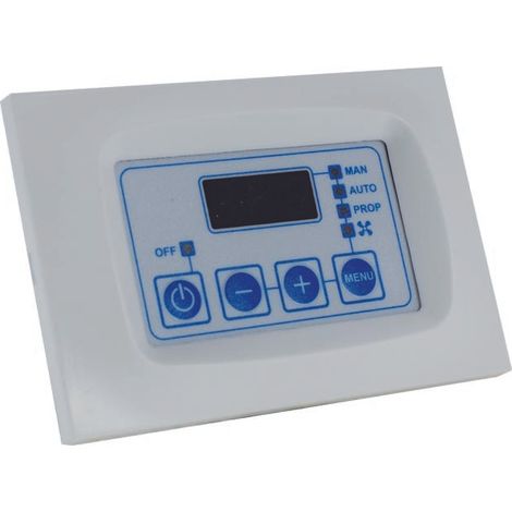 Termoregolatore per termocamini e stufe a legna con produzione di aria calda, modello FC 810