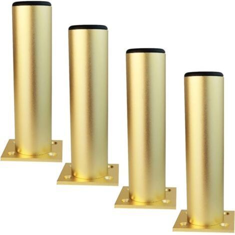 Aluminum Alloy Furniture Legs Cabinet Legs Kitchen Sofa Table Metal Height 200mm Gold (1/5)