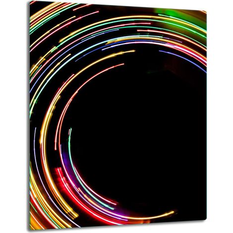 Tablero de mesa de vidrio de 40x52 cm, negro. (1/5)