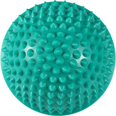 Demi-sphère balle de massage PVC pour yoga fitness gymnase musculation, vert, accessoire d'exercice et récupération musculaire. (1/2)