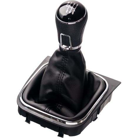 Pommeau de levier de vitesses avec soufflet pour VW Golf V/VI (2003-2012) - Ensemble complet (1/5)