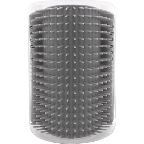 1PCS Gray Cat Scratching Post Cat Brush Corner Mount Massage Brush for Cats (1/5)