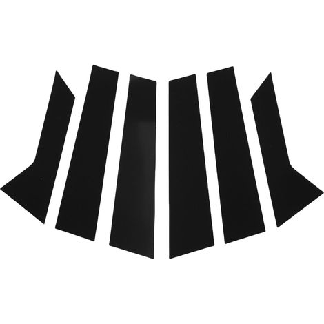 Garniture de couverture de poteau de pilier de fenêtre de porte, remplacement adhésif haute résistance pour Ford Fusion 2013 – 2020 noir (1/5)